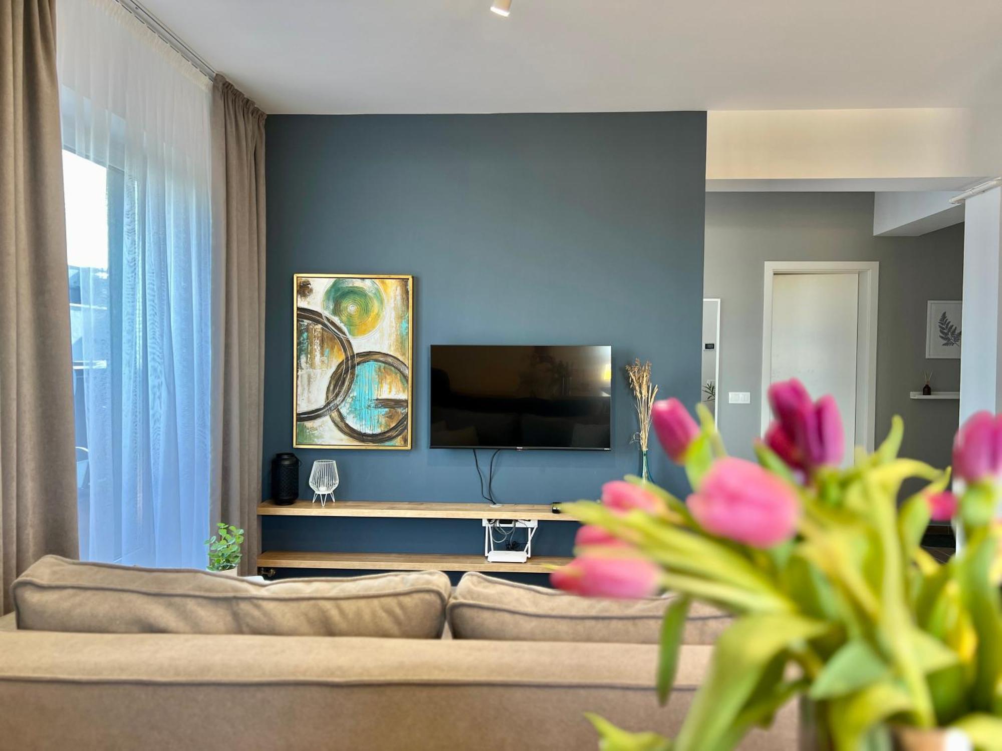 Apartment Blue Boho And *